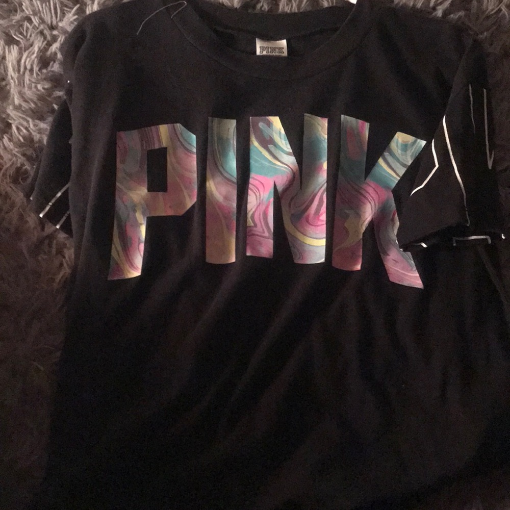 Pink colorful printed shirt